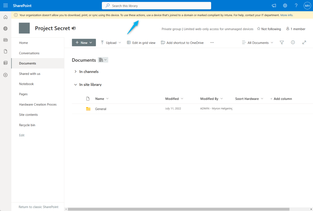Limited Access User Experience SPO