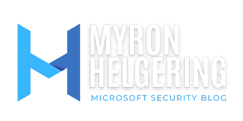 Myron Helgering Microsoft Security Blog logo