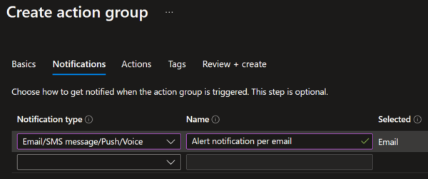 Configure notifications